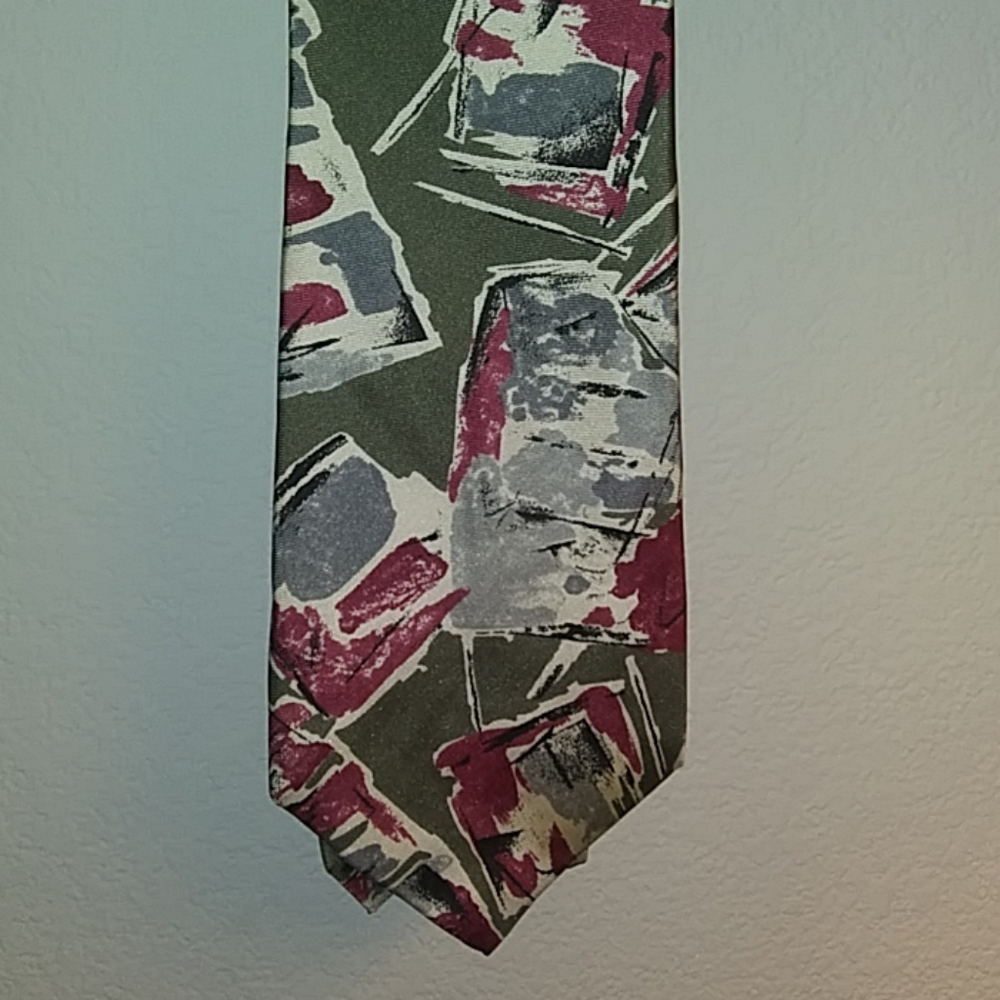 Vintage Pierre Cardin abstract tie